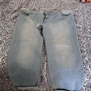 Avenue Women's Light Blue Boyfriend Jeans